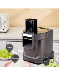 Cortador Eléctrico de Verduras TecfdAssist K8600 3 en 1 2