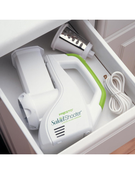 Cortadora Eléctrica Presto Salad Shooter Blanca 1.13 kg