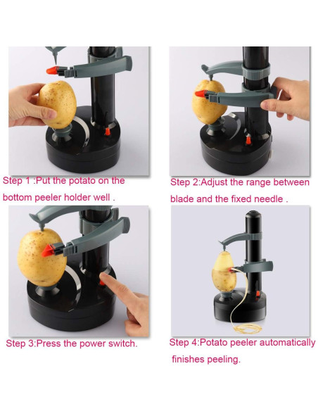 Pelador Eléctrico Automático TOPCHANCES para Frutas y Verduras