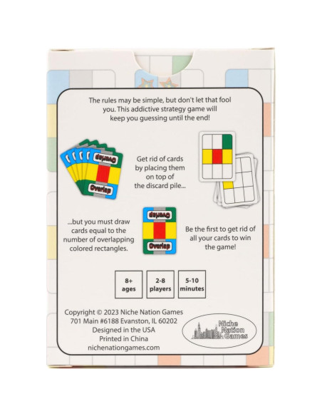 Juego de Estrategia Overlap - Niche Nation - 2 a 8 Jugadores