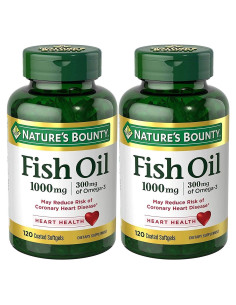 Aceite de Pescado Nature's Bounty Sin Olor 1000 Mg 240 Gelatinas