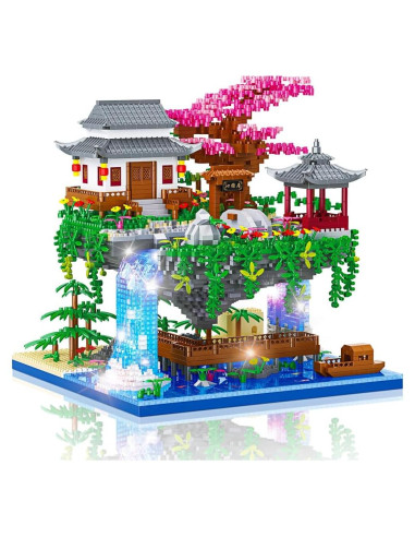 Juego de Construcción Estanque Flor Durazno CAMPIR 3320 Piezas