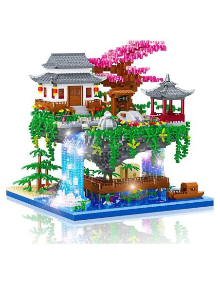 Juego de Construcción Estanque Flor Durazno CAMPIR 3320 Piezas