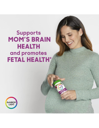 Multivitamina Prenatal Rainbow Light 30 Cápsulas Veganas