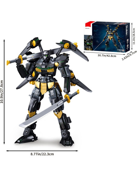 Bloques de Construcción Mech Robot APENGBAOL 534 Piezas