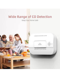 Detector de Monóxido de Carbono Putogesafe GS811-A 85 dB 2