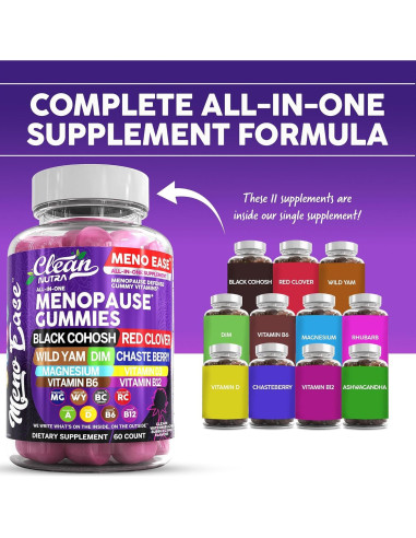 Suplemento Menopausia Gominolas Clean Nutraceuticals 45g