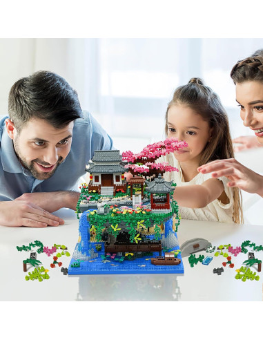 Juego de Construcción Estanque Flor Durazno CAMPIR 3320 Piezas