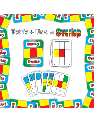 Juego de Estrategia Overlap - Niche Nation - 2 a 8 Jugadores