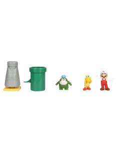 Juego de figuras Super Mario Jakks Pacific 2.5" diorama
