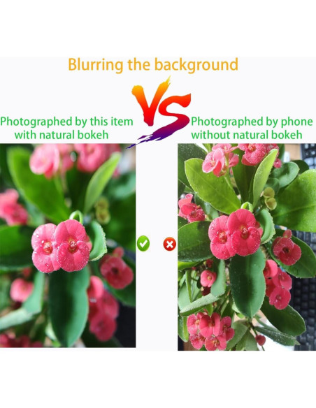 Kit de Lentes de Cámara Peanutech para iPhone y Samsung - Gran Angular 0.45x y Macro 12.5x