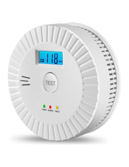 Detector de Humo y Monóxido de Carbono OLUNCLE 2 en 1