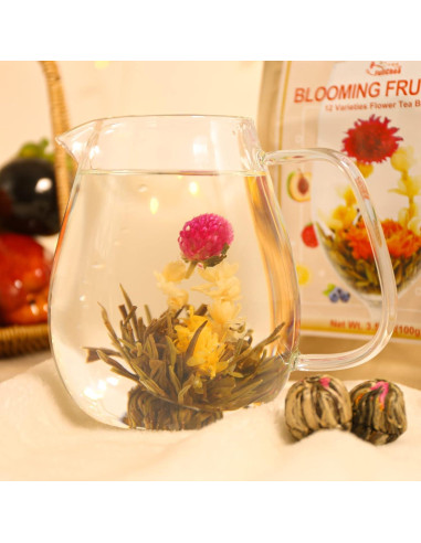 Té Floreciente FullChea - 12 Variedades de Fruta Premium