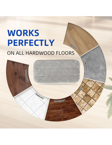 4 Almohadillas de Vapor Reutilizables OuhDvgny para Limpiador SLSM-001