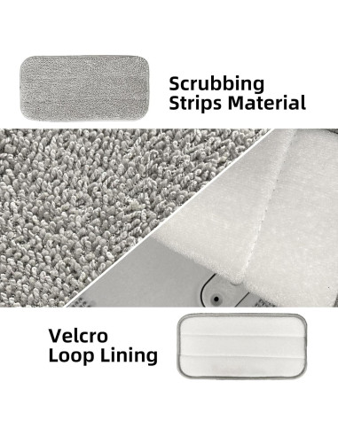 4 Almohadillas de Vapor Reutilizables OuhDvgny para Limpiador SLSM-001