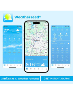 Estación Meteorológica Inteligente Sainlogic SA7 WiFi 2.4G 2
