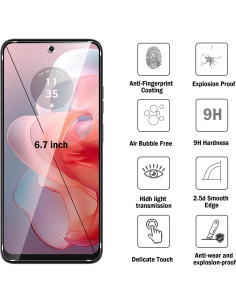 Protector de Pantalla Vidrio Templado Natbok Moto G Power 2024 2