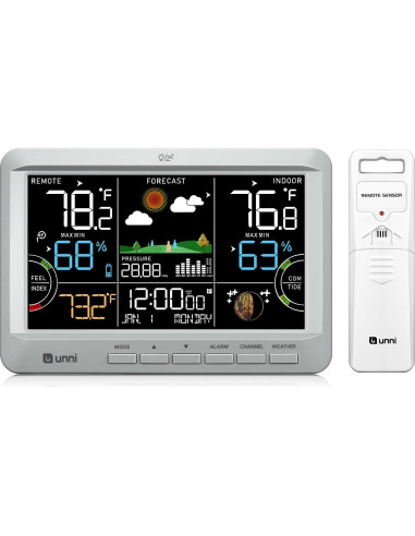 Estación Meteorológica Inalámbrica U UNNI UN0512 Gris