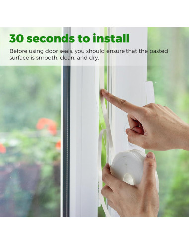 Tira de Sellado de Silicona Sencico 5.03m x 3.56cm Transparente