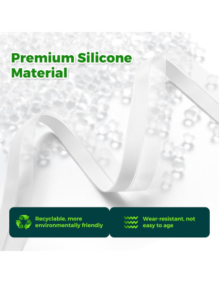 Tira de Sellado de Silicona Sencico 5.03m x 3.56cm Transparente Tira de Sellado de Silicona Sencico 5.03m x 3.56cm Transparente