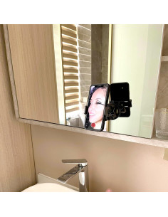 Soporte para Teléfono de Ducha QL SH10 con Ventosa 360 2