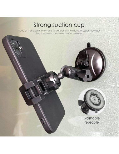 Soporte para Teléfono de Ducha QL SH10 con Ventosa 360