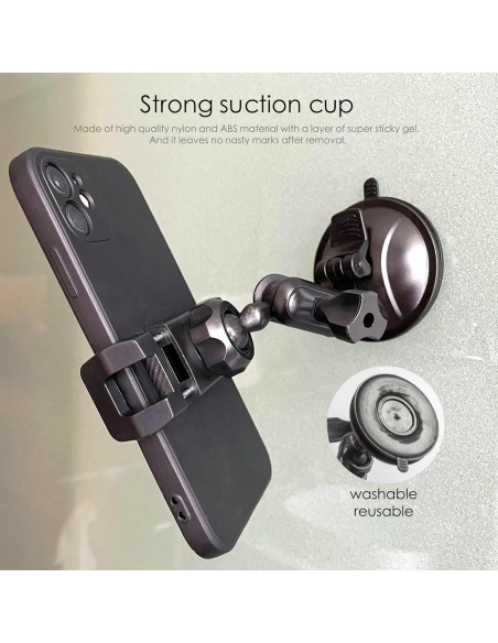 Soporte para Teléfono de Ducha QL SH10 con Ventosa 360