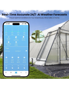 Estación Meteorológica Sainlogic SA3 WiFi con Pronóstico AI 24/7 2
