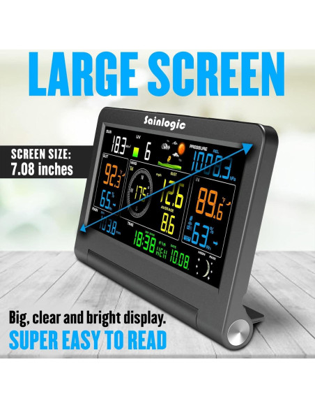 Estación Meteorológica Sainlogic WS-089 Inalámbrica Interior Exterior