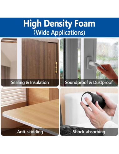 Cinta de Espuma Autoadhesiva Kikerike 1cm x 0.33cm x 10.06m