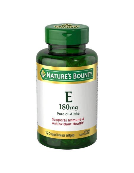Suplemento Vitamina E 400 UI Nature's Bounty 240 Cápsulas