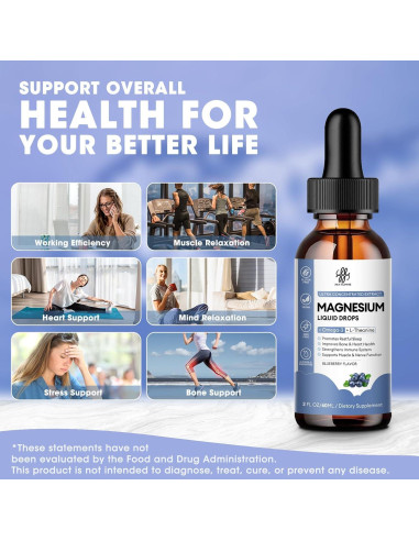 Suplemento Líquido de Magnesio iMATCHME con Omega-3 y L-Teanina 60ml