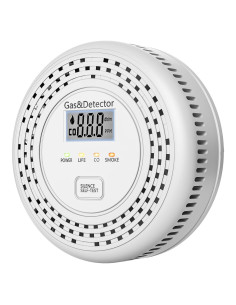 Detector de Humo y Monóxido de Carbono Soewolit SOIT108 2 en 1