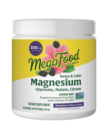 MegaFood Polvo de Magnesio Glicinato Citrato Malato 200 g MegaFood Polvo de Magnesio Glicinato Citrato Malato 200 g