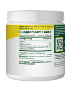 MegaFood Polvo de Magnesio Glicinato Citrato Malato 200 g 2