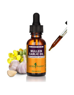 Aceite Herbal de Mullein y Ajo Herb Pharm 28.35g Orgánico
