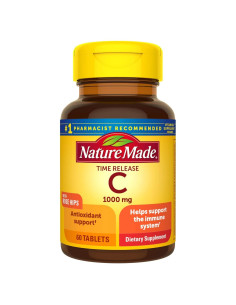 Nature Made Vitamina C 1000 mg con Rosa Mosqueta 60 Tabletas