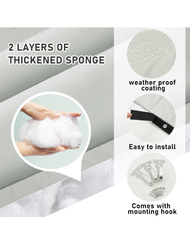 Cortina Aislante Acústica Peryiter 81x203 cm para Puerta