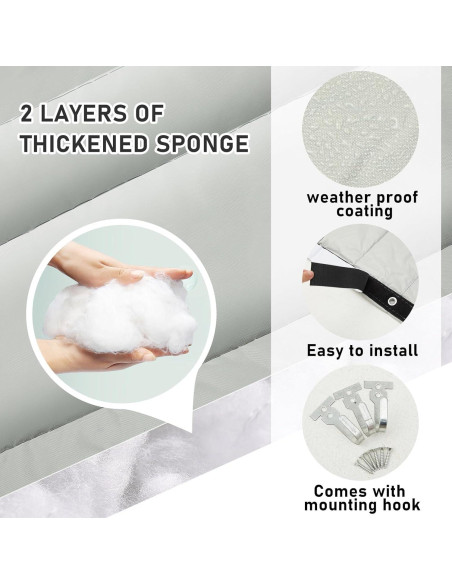 Cortina Aislante Acústica Peryiter 81x203 cm para Puerta