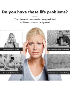 Tira de Sellado para Puertas BBTO 7.92m Aislante Acústico Negro 2