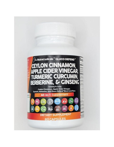 Suplemento Gluco Defend Clean Nutraceuticals 16 en 1