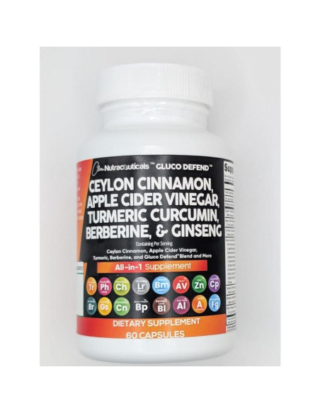 Suplemento Gluco Defend Clean Nutraceuticals 16 en 1