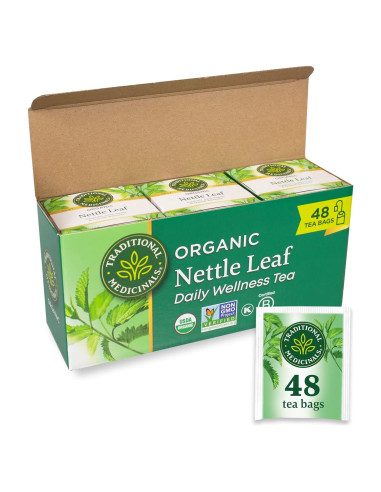 Té de Hoja de Ortiga Orgánica Medicinales Tradicionales - 48 Bolsitas