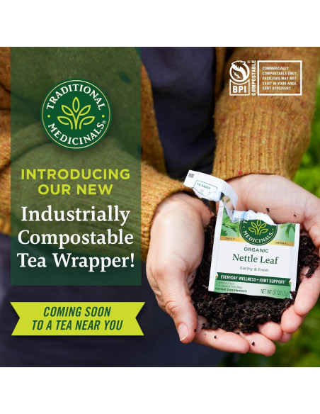 Té de Hoja de Ortiga Orgánica Medicinales Tradicionales - 48 Bolsitas Té de Hoja de Ortiga Orgánica Medicinales Tradicionales - 48 Bolsitas