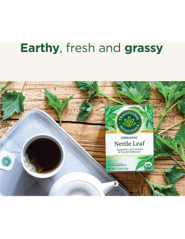 Té de Hoja de Ortiga Orgánica Medicinales Tradicionales - 48 Bolsitas