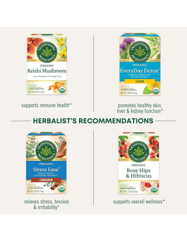 Té de Hoja de Ortiga Orgánica Medicinales Tradicionales - 48 Bolsitas