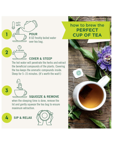 Té de Hoja de Ortiga Orgánica Medicinales Tradicionales - 48 Bolsitas