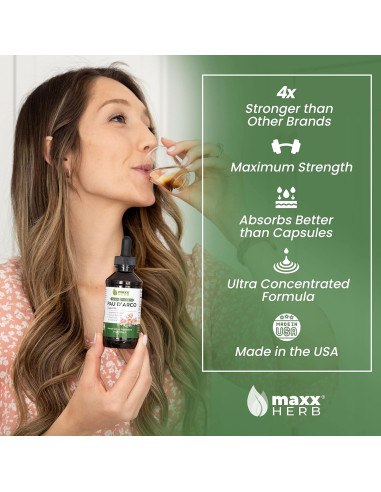 Tinctura Pau D'Arco Maxx Herb 118 ml - Extracto Potente Inmunológico
