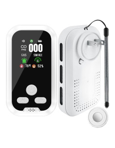 Detector de Monóxido de Carbono y Humo ELECOIN 5 en 1