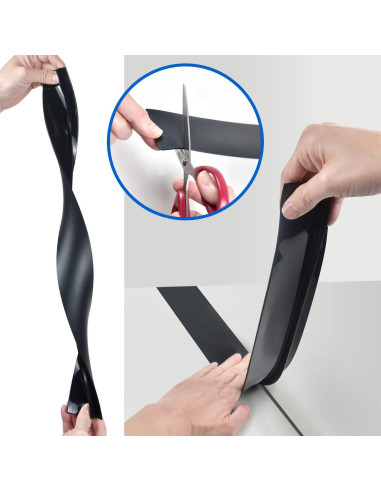 Cubierta de Espacio entre Estufa y Encimera SameTech 21" Negro